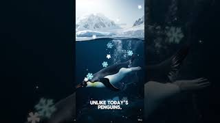 The Giant Penguin That Was Taller Than Humans 😱🐧❄️ #shorts #iceage #woollymammoth #viral