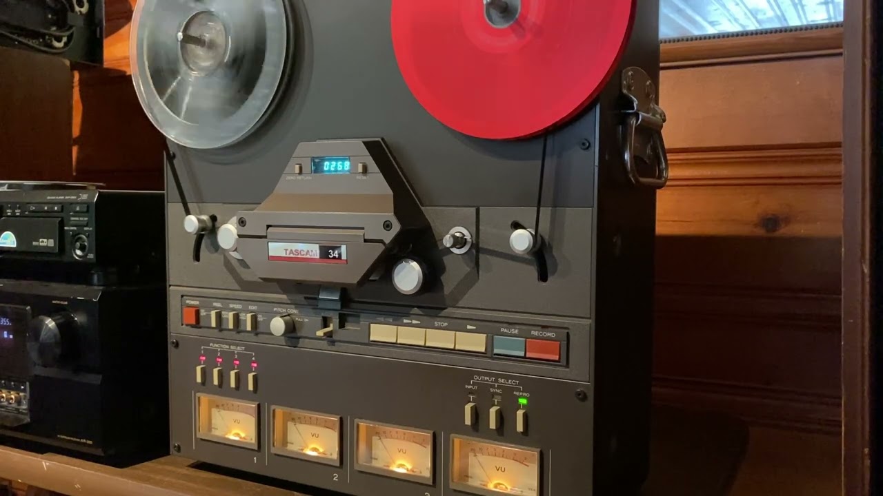 Tascam 34 Four Track Reel to Reel. 