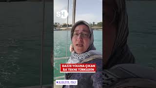 Türk Ekibi Gazze Için Yola Çıktı İtalyadan Ilk Ayrılan Tekne Türklerin Olduya Allah Bismillah