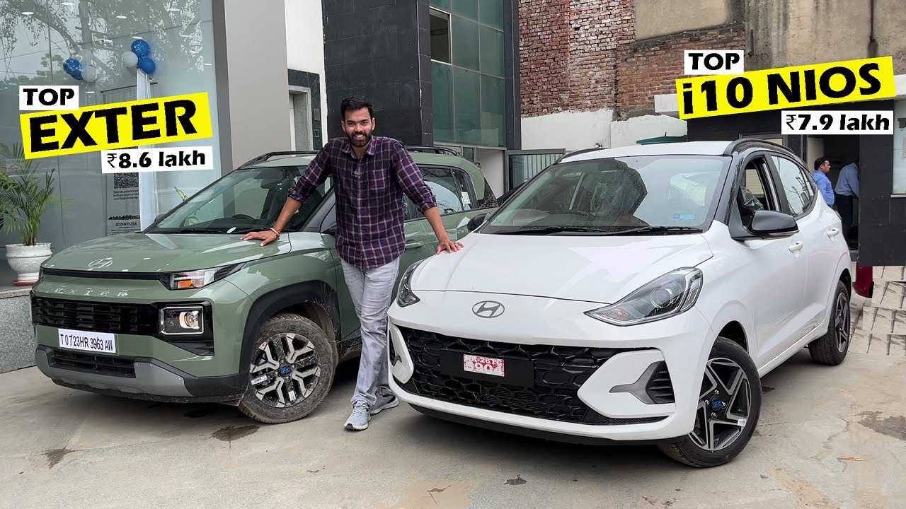 *More Space & Safest in ₹50K* Hyundai Exter Vs i10 Nios 2023 ...