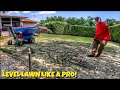 Leveling my BUMPY lawn the EASIEST way possible.