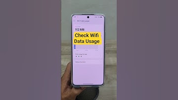 how to check wifi data usage on realme #android #wifi #techtutorial