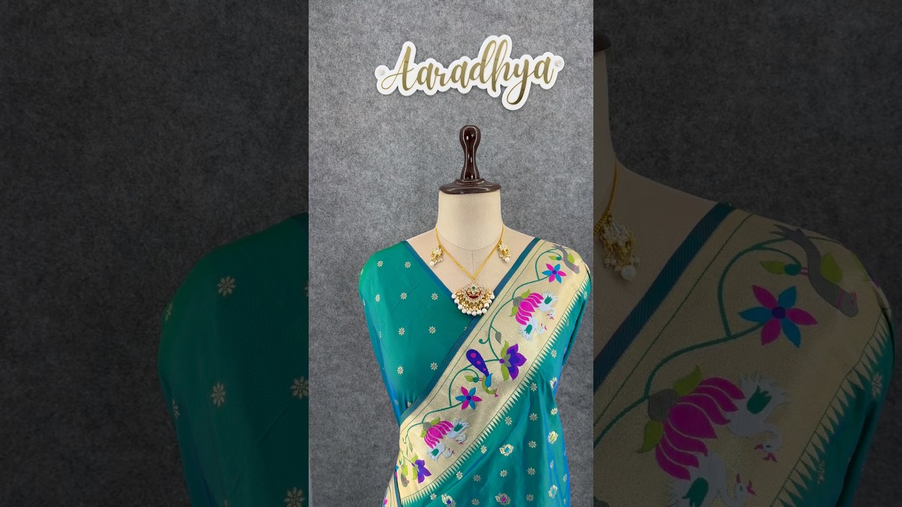 Pure Paithani Silk Sarees – Maharashtrian Elegance