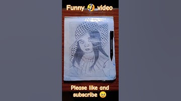 OMG 👁️👄👁️ TRY THIS FILTER VERY FUNNY 😂 DRAWING TO BEAUTIFUL DRAWING OF CRAZY GIRL #SHORTS #VIRAL