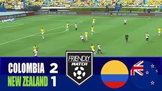 Colombia Vs New Zealand 2 1 2025 International Friendly Match