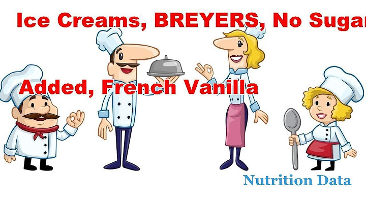 Breyers no sugar added vanilla ice cream nutrition facts