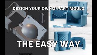 I shared the STEP file for the mould base, heres how to add your own designs