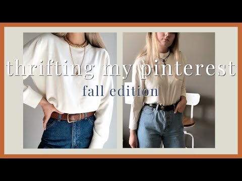 thrifting haul for my fall wardrobe