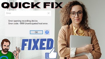 How To Fix Audacity Error Code 9999 Unanticipated Host Error Windows 11/10/8 | eTechniz.com 👍