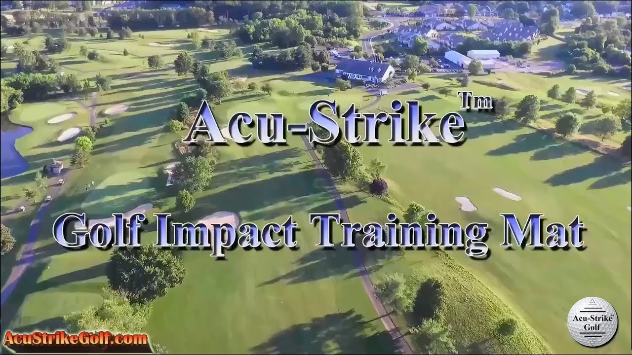 AcuStrike Golf Impact Training Mat, See Bottom of Club Strike and Swing Path ! YouTube