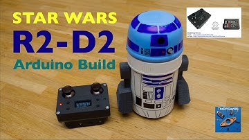 STAR WARS R2-D2 Robot Build - With Arduino "Micro RC" Remote and CNC Crash