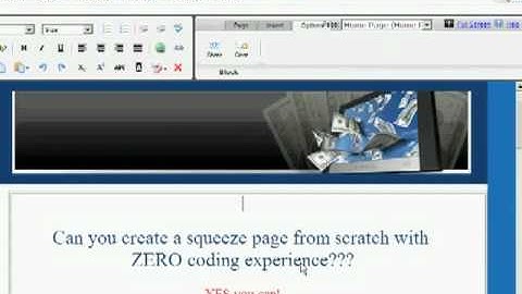 Squeeze Page With Godaddy! Create a site in less than an hour!.wmv