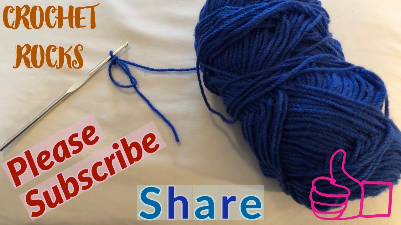 How to do the magic ring and slip knot for crochet easy version YouTube