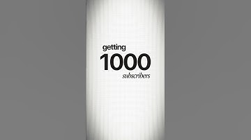 How to ACTUALLY get 1,000 subscribers FAST!