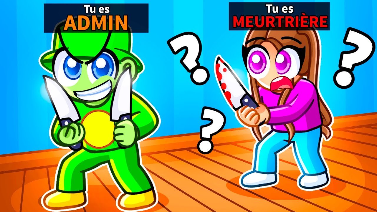 J'ai fait semblant d'être un ADMIN sur MM2 Roblox !