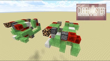 Minecraft: Fast Slimeblock Start Stop Engines