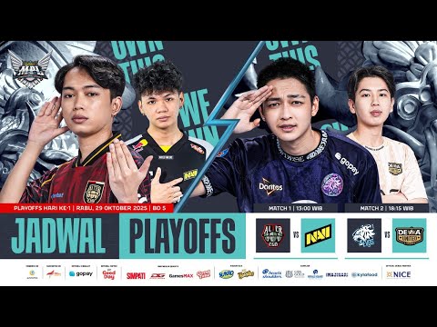 🔴 LIVE | MPL ID S16 | Playoffs Hari 1 | Bahasa Indonesia
