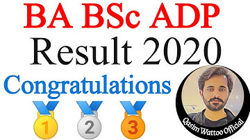 BA BSc ADP | BA BSc Result 2020 | Punjab University Result 2020 | PU | UOS | IUB | BZU | GCUF