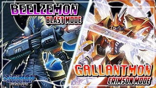 Digimon Card Game : Beelzemon Blast Mode VS Gallantmon Crimson Mode [EX-02]