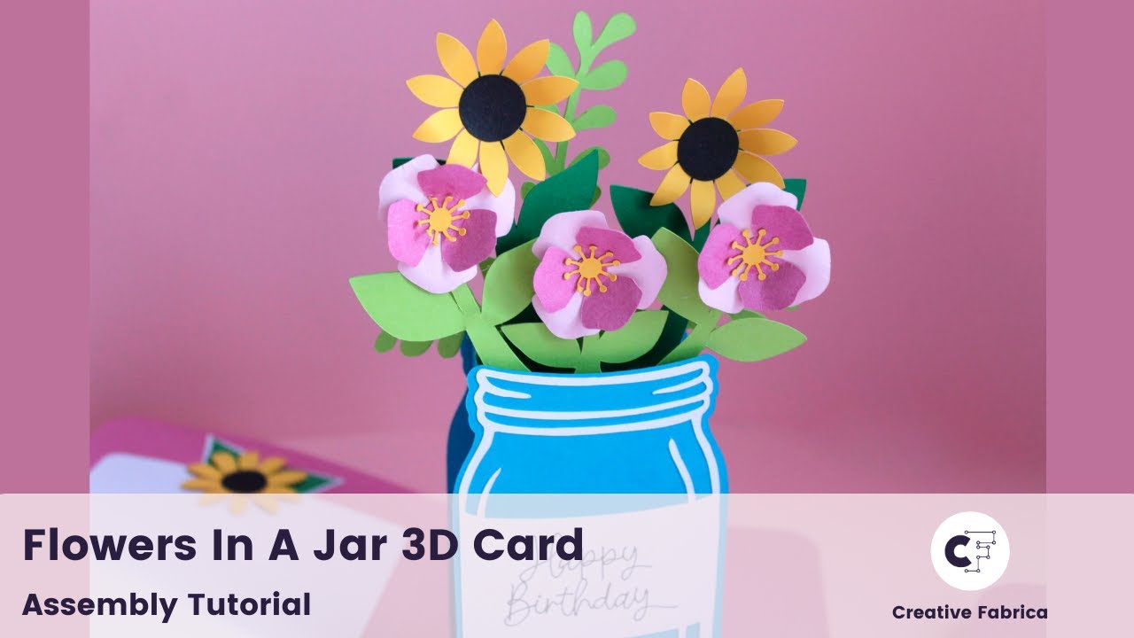 Manualidades para adultos : Flores en 3D de papel, Crafting for Adults :  3D Cri-Cut Flowers