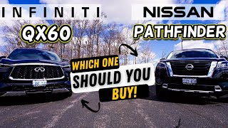 2022 Nissan Pathfinder vs 2022 Infiniti QX60 Which One Should You Buy?