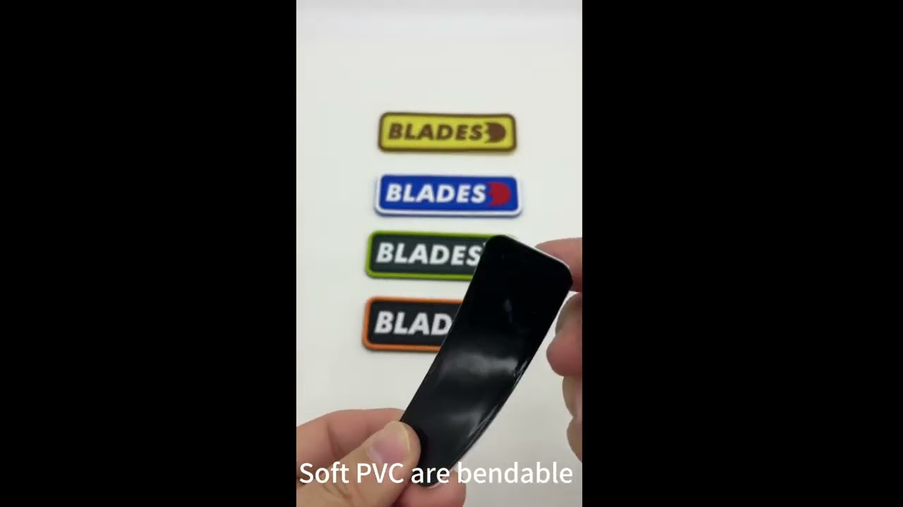 Custom soft rubber PVC patches 