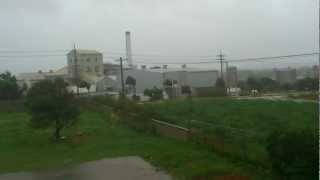 2012年8月26日台風15号通過中