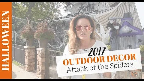Halloween Outdoor Decor | Spider Webs