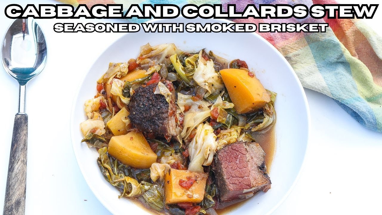 Тушеная капуста и листовая капуста с копчёной грудинкой | Простой рецепт для души и комфорта