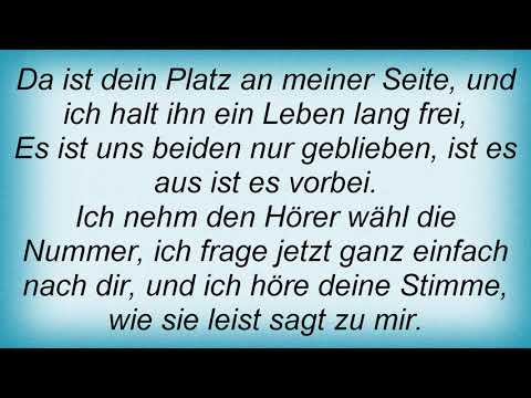 Andreas Martin - Weil Ich Dich Liebe Lyrics
