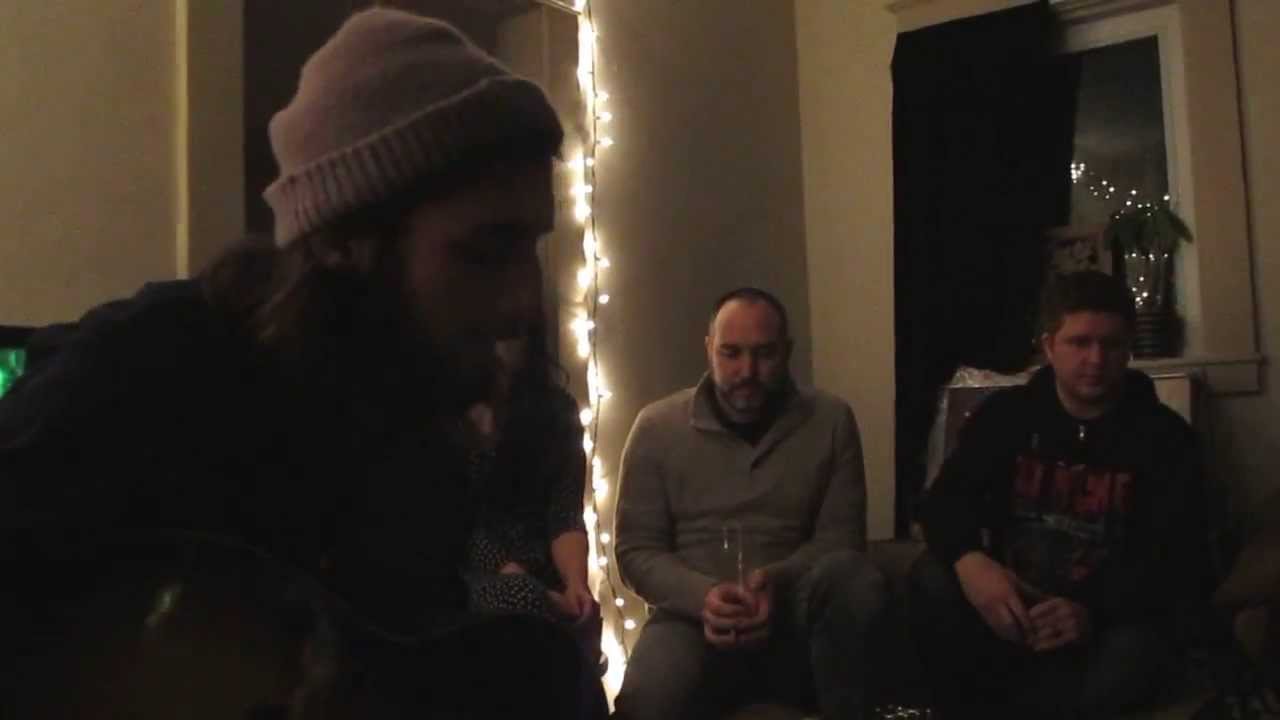 Josh Bravener at Water Music Studio in Fredericton donas