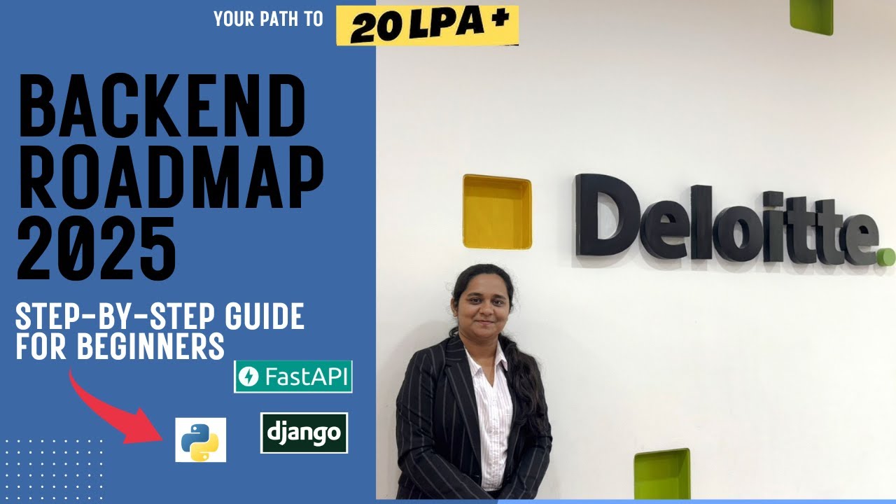 Python Backend Developer Roadmap 2025 | Django and FastAPI | Complete Guide 🚀