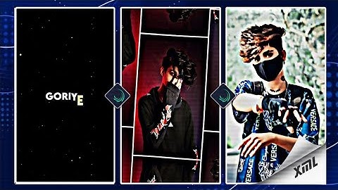 NAH GORIYE 🥵🔥|| New 3D Lyrics XML Preset 📄 || Trend Video EDIT Xml File #AlightMotion 