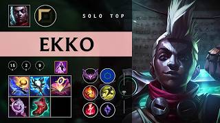Ekko Top vs Sion - EUW Master Patch 26.07
