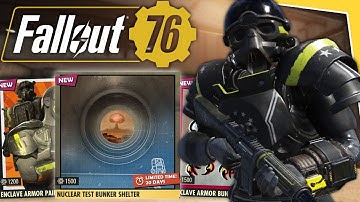 NEW ENCLAVE BUNDLE & SHELTER │Fallout 76 Atomic Shop Update