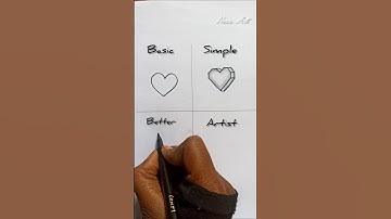 How to draw 3d heart || #art #drawing #trending #shorts #trend #viral #artist #foryou