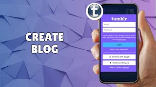 HOW TO CREATE NEW BLOG ON TUMBLR