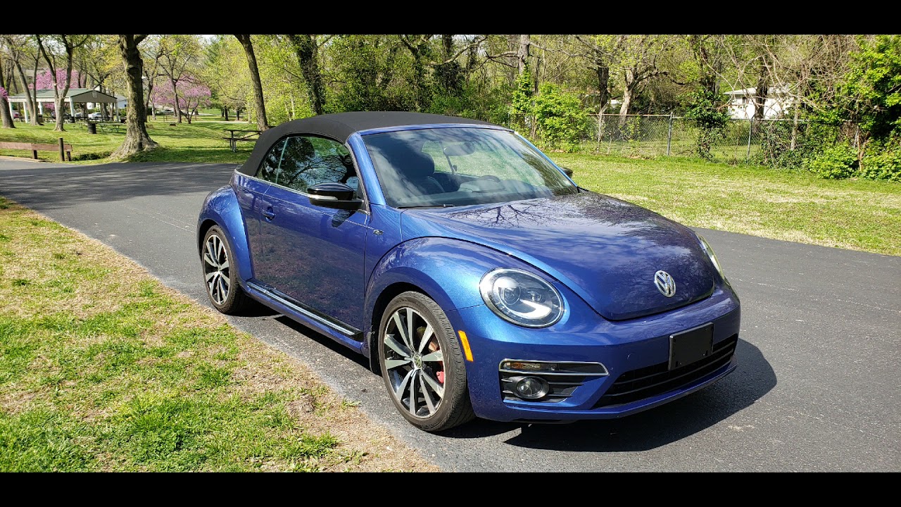 2014 VW Beetle convertible R-line - YouTube