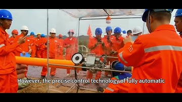 Xionggu automatic welding machine A-305T performs 140mm small pipe diameter welding demonstration.