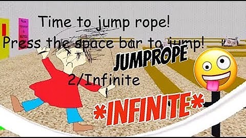 😱JUMP ROPE INFINITE ?! THE GOTTA GO FAST HAS GONE TOO FAR!! | Baldi