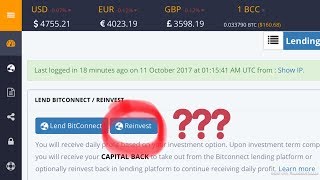 30 day bitconnect UPDATE!!! reinvesting everything...does it work?
