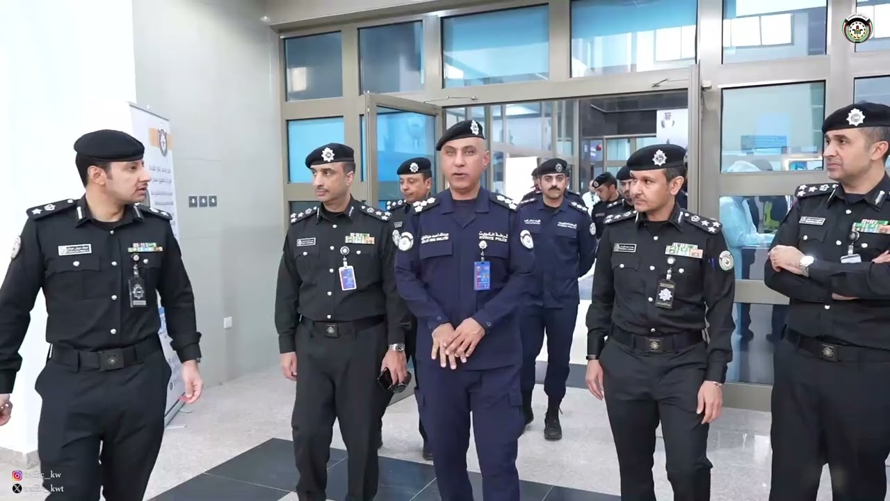 زيارة تفقدية لقيادات قطاع شئون المرور والعمليات إلى إدارة مرور الأحمدي لمتابعة سير العمل