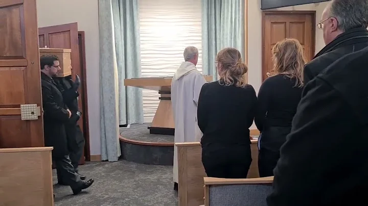Agnes Phipps' remembrance service at the crematori...