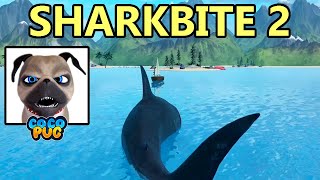 Playing As A Shark And Winning in Roblox SharkBite 2