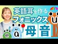 【フォニックス】とっても大事で難しい母音を完全攻略！モンスター母音たちと遊ぼう！母音の完全攻略！#446
