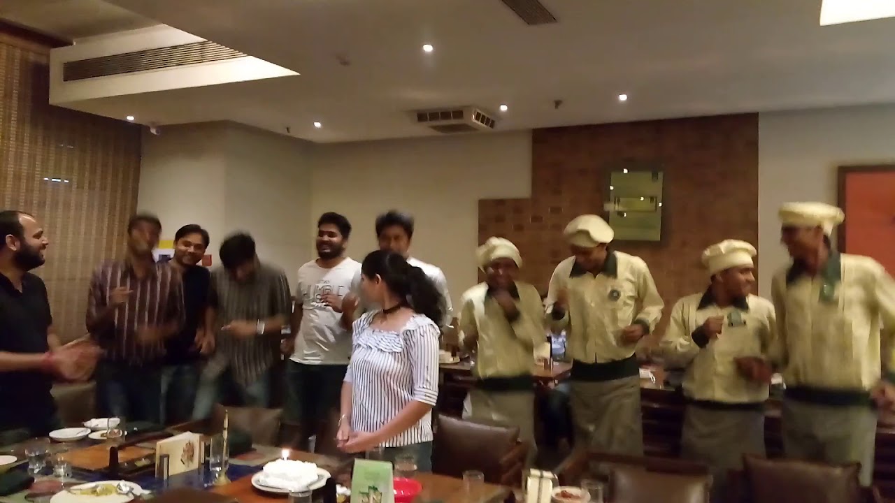 Barbeque nation happy birthday song at Mumbai time square