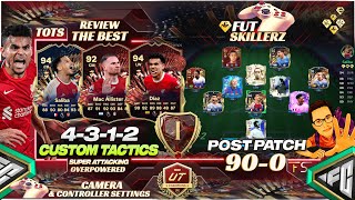 Rank 1 | 90 - 0 | 4312/4-3-1-2 Custom Tactics | TOTS EA FC24 Ultimate Team w/ 94 Saliba, 92 Alvarez