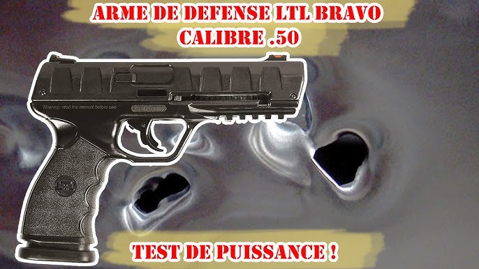 Pistolet de défense à balle caoutchouc LTL ALFA 1.50 en calibre 50