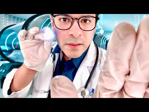 ASMR Cryogenic Cranial Eye Exam (Neurological Health Face Exam Roleplay, Light, Soft Spoken)