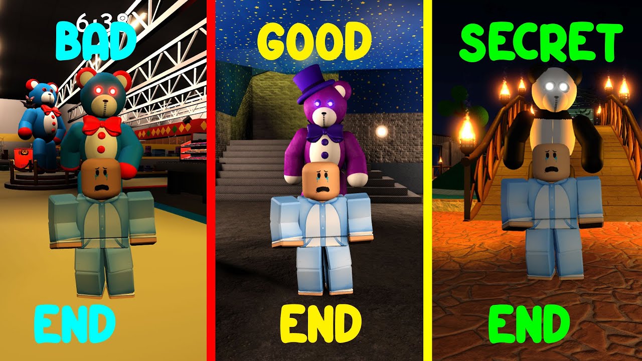 All 5 Endings in Teddy | Roblox